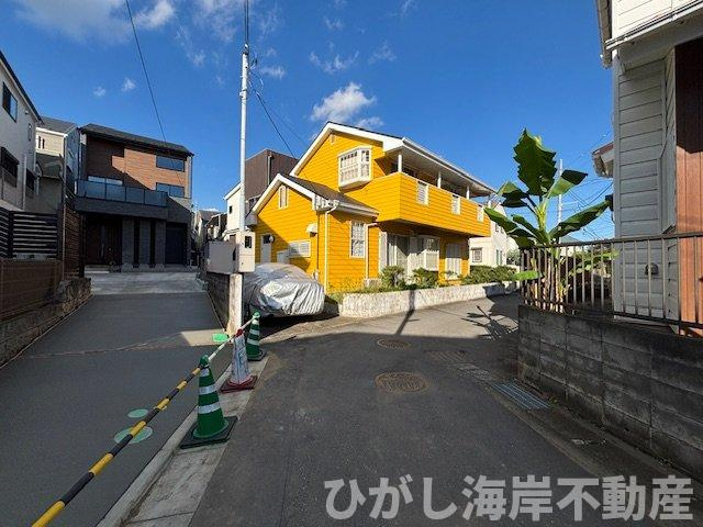藤沢市羽鳥5丁目　 新築戸建 の前面道路含む現地写真|現地外観