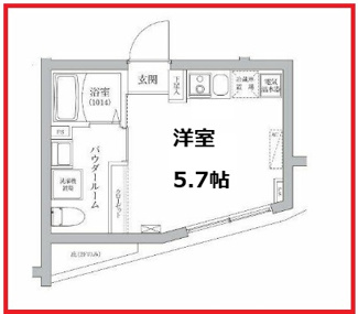 【間取り】 | ベルシードステアー東日暮里