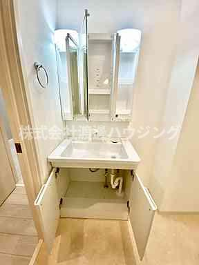 ウエスタンベルの洗面所|洗面台収納