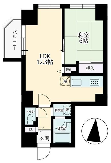 ハイネス第２巣鴨の間取り