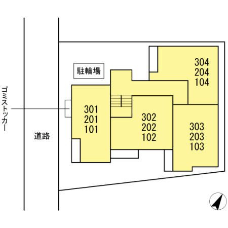 ウェルドの区画図
