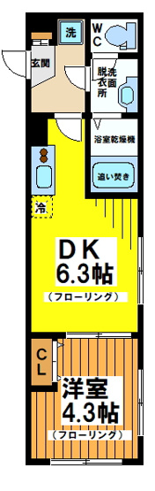 【間取り】 | ヴェルディア中野南台