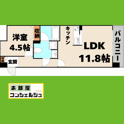 ヴァリエ東別院の間取り