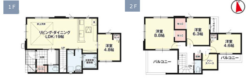 古賀市天神5期　３号棟の間取り