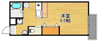 【間取り】 | ルミノール西陣