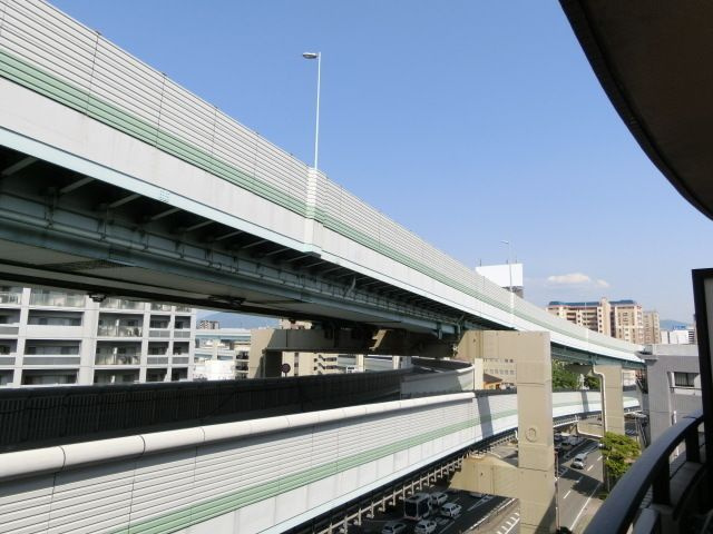 リベラいわきのバルコニー