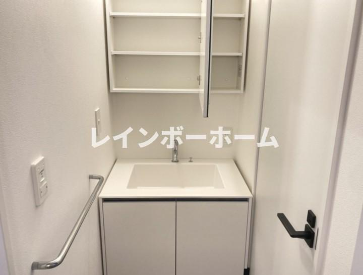 仲介手数料（賃料の1.10ヵ月）の50％OFF対象物件！の洗面所