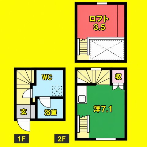 Cinq Poltes(サンクポルト)　名古屋市賃貸　仲介手数料無料の間取り