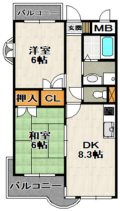 サンローゼの間取り