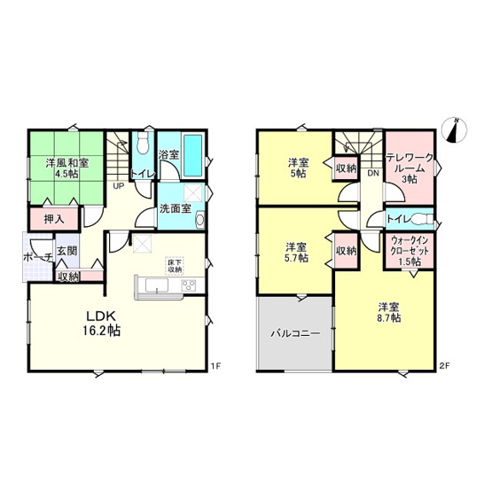 【間取り】 | 福崎町福崎新第３/全４棟