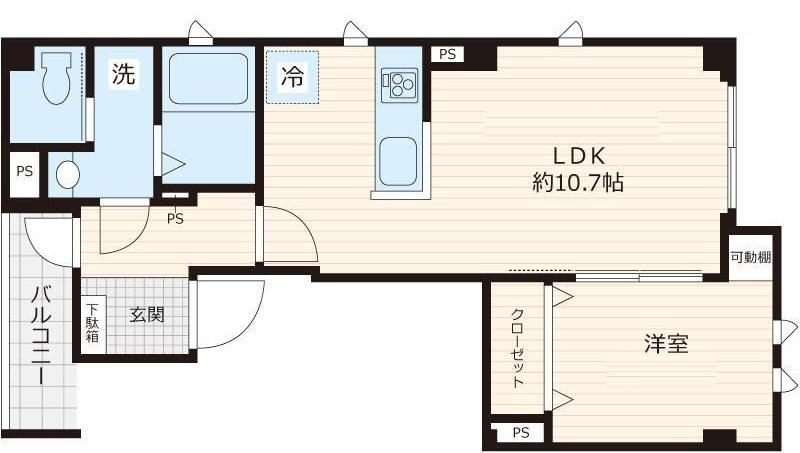カーサ　ピエスタの間取り|間取りです。