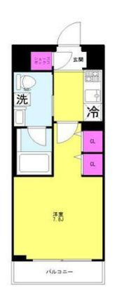 AXAS池袋Residenceの間取り|間取りです。