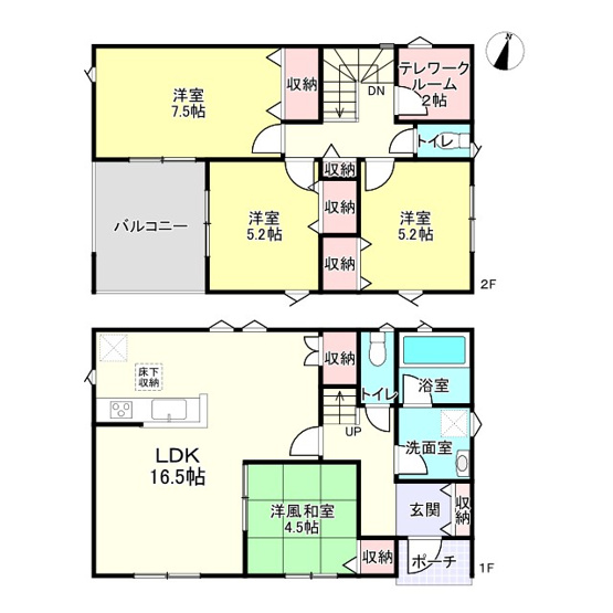 【間取り】 | 福崎町福崎新第３/全４棟