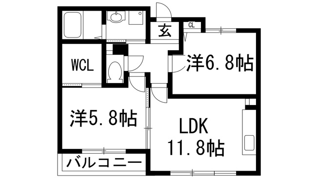【間取り】 | フローラル宝塚
