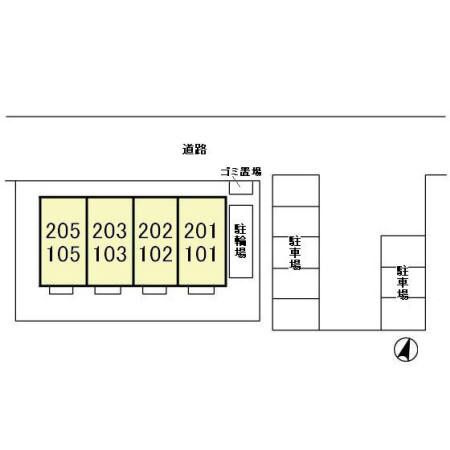 ジョイフローリッシュの区画図