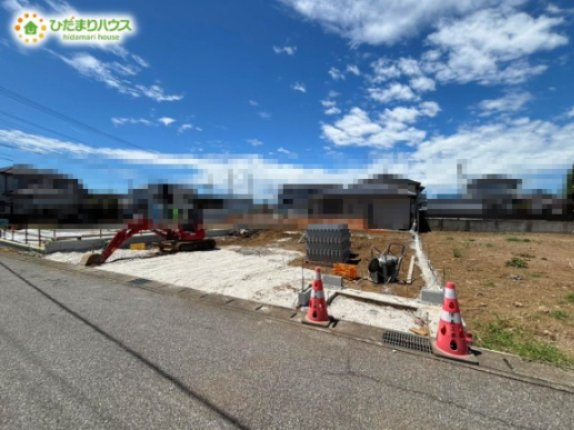 野田市中野台01期　新築戸建　2号棟の前面道路含む現地写真|接道：北東側約3.6m市道