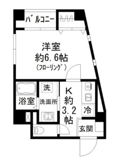 【間取り】 | シャルム住吉 | 間取りです。