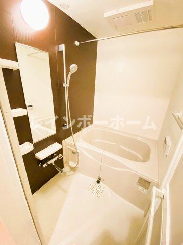 仲介手数料（賃料の1.10ヵ月）の50％OFF対象物件！の浴室|コンパクトで使いやすいお風呂です