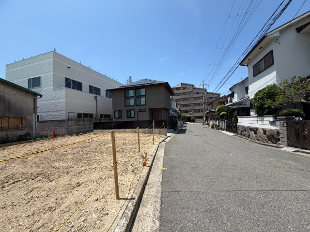 売土地　堺市中区大野芝町の前面道路含む現地写真