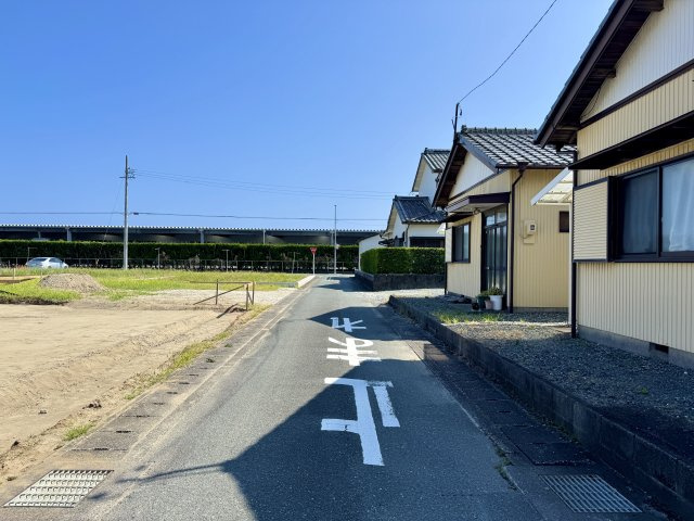舞阪町浜田 59期の前面道路含む現地写真|物件前道路になります。