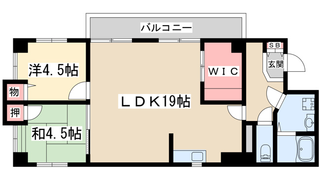 【間取り】 | 常陽第3ガーデンハイツ