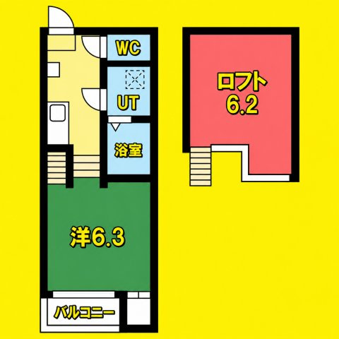 NAGOMI　名古屋市賃貸　仲介手数料無料の間取り