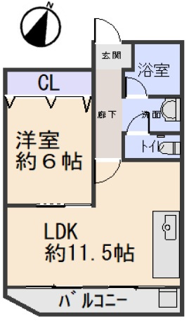 高千穂マンションの間取り