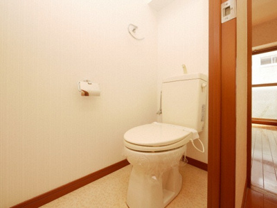 【トイレ】 | PARKHILLS上本町壱番館 | 落ち着いた色調のトイレです