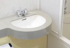 ハーベストハウスⅡの洗面所