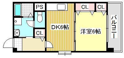 栗木第8ビルの間取り