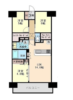 【間取り】 | リストレジデンス越谷大袋 | 間取りです。