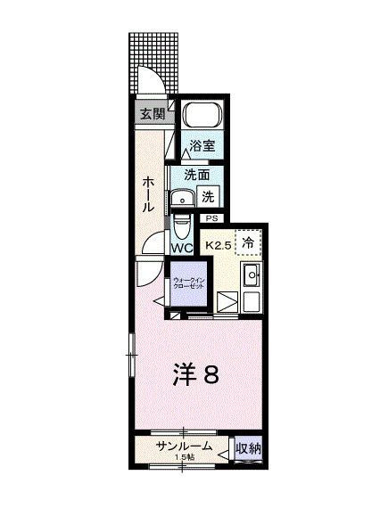 メゾン桜Ⅲの間取り