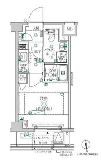 【間取り】 | クレイシア横浜ヴェール
