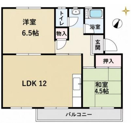 【間取り】 | 泉北桃山台第2団地38号棟