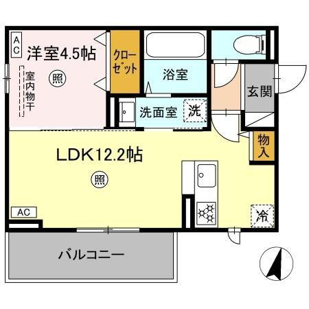 イーストプレイス須屋の間取り