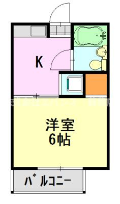 【間取り】 | レピュート高岡B