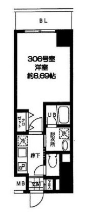 バレーヌ大森山王の間取り