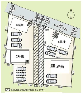 【区画図】 | CRADLE GARDEN神川町熊野堂第１　新築住宅