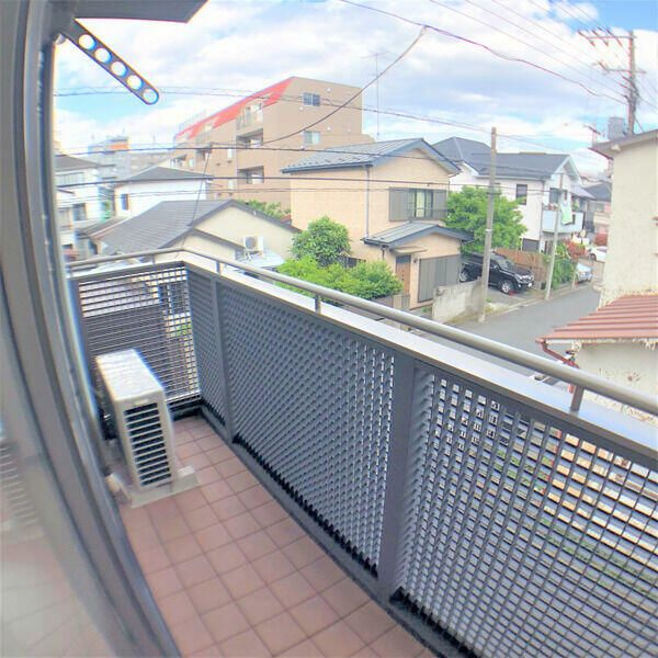 グレイス本牧のバルコニー