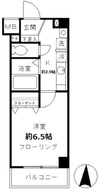 スクエアコートの間取り