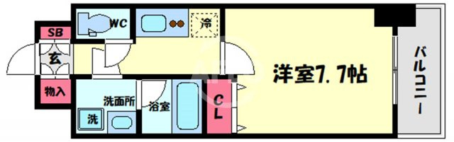 La Douceur九条の間取り|La Douceur九条　開放感ある間取り