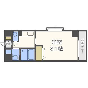 インベスト北梅田の間取り