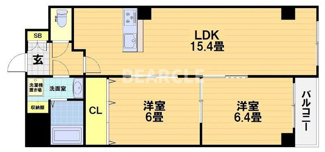 【間取り】 | 第45長栄シャルト五条