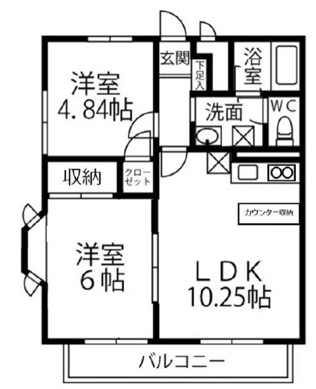 【間取り】 | フローラ中落合