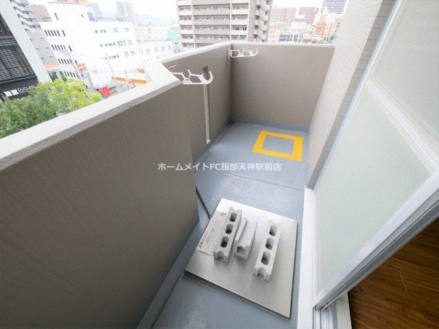 シンセリティ野中のバルコニー