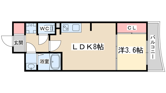 【間取り】 | セレニテ北久宝寺