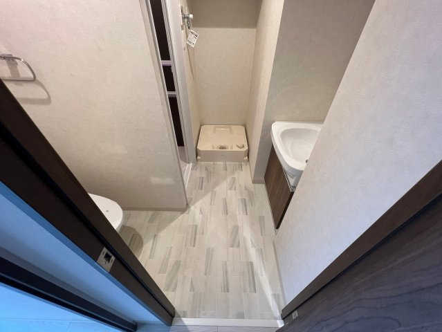 エグゼ堺筋本町の洗面所