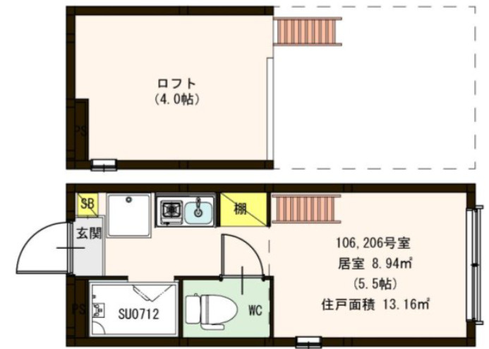 アッシュコート大山の間取り