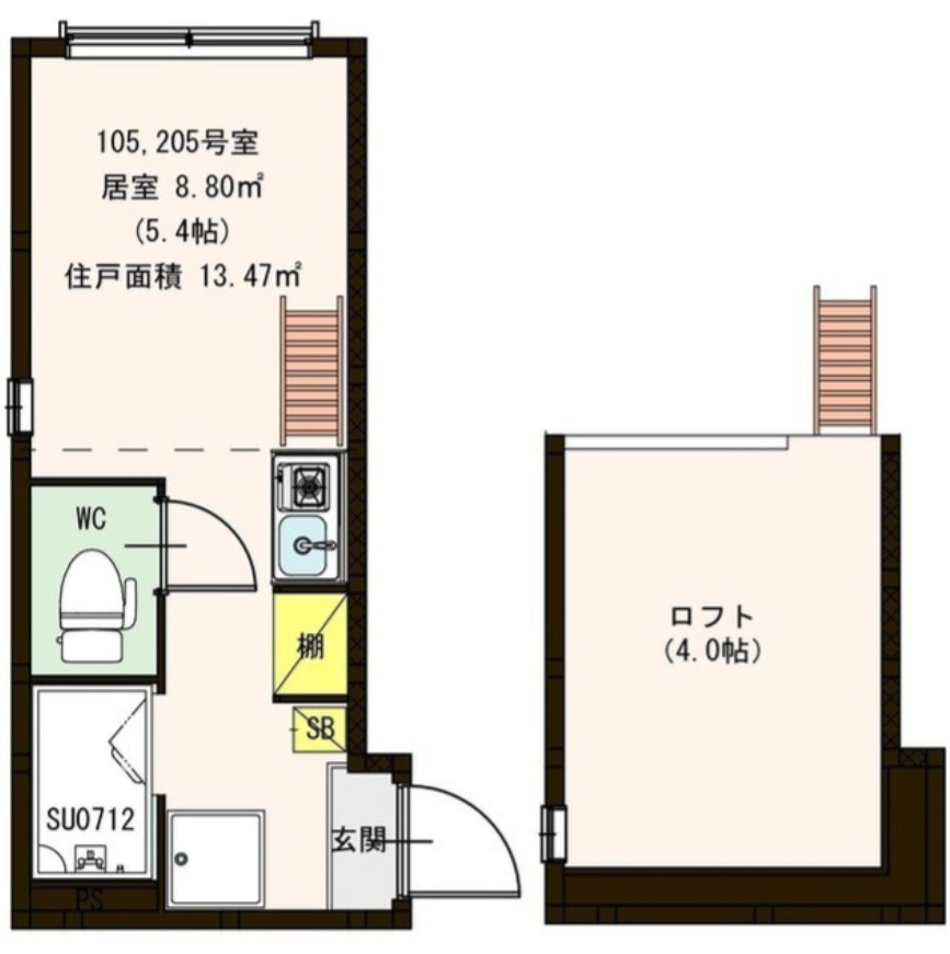 アッシュコート大山の間取り
