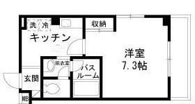 ハイツクレールの間取り|間取りです。